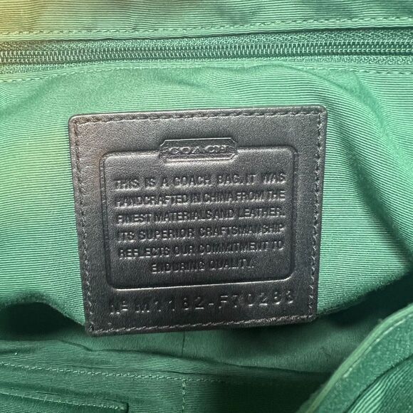 Coach Bags Authentic Coach Logo Crossbody Shoulder Bag Charm Canvas Leather EUC - Picture 4 of 14